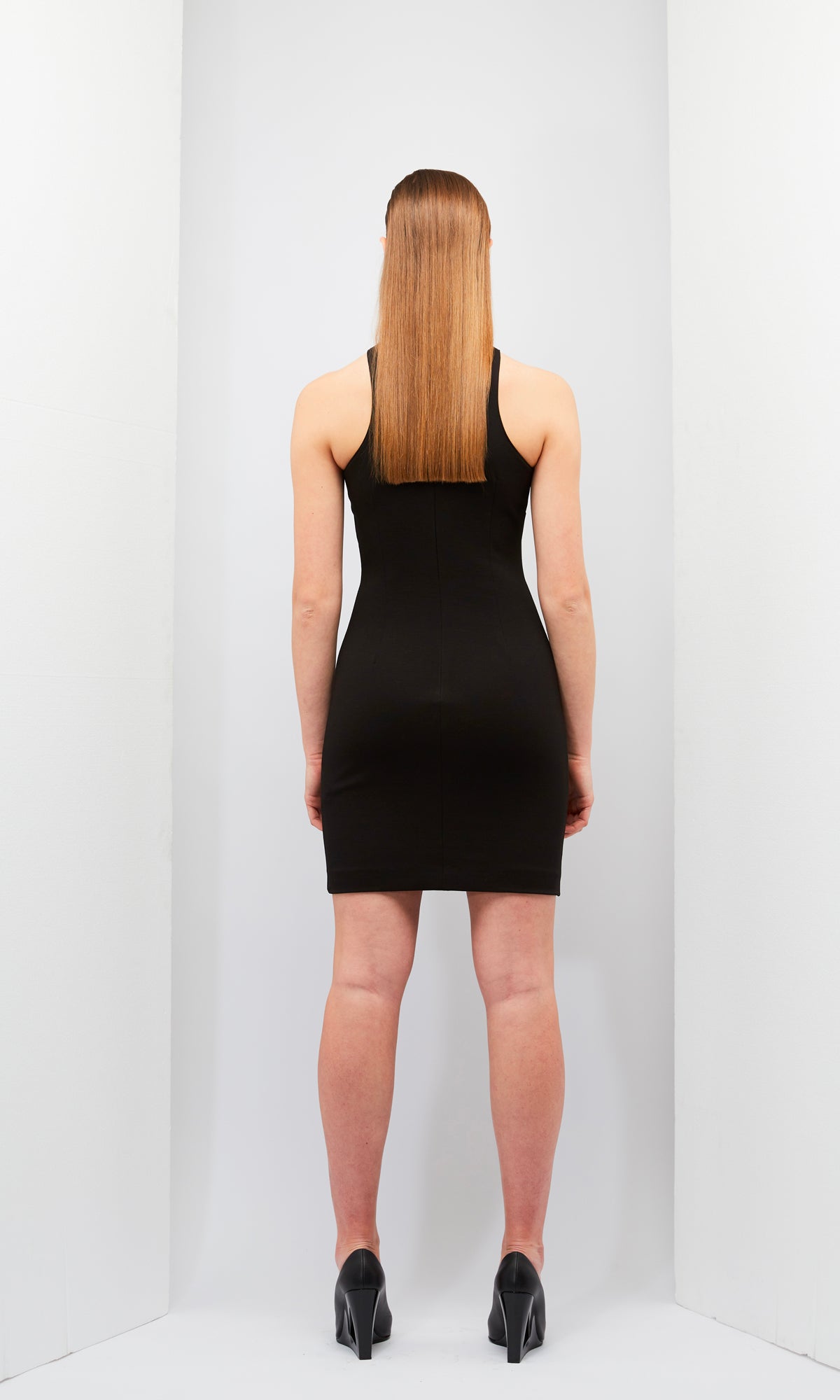 High Neck Mini Dress