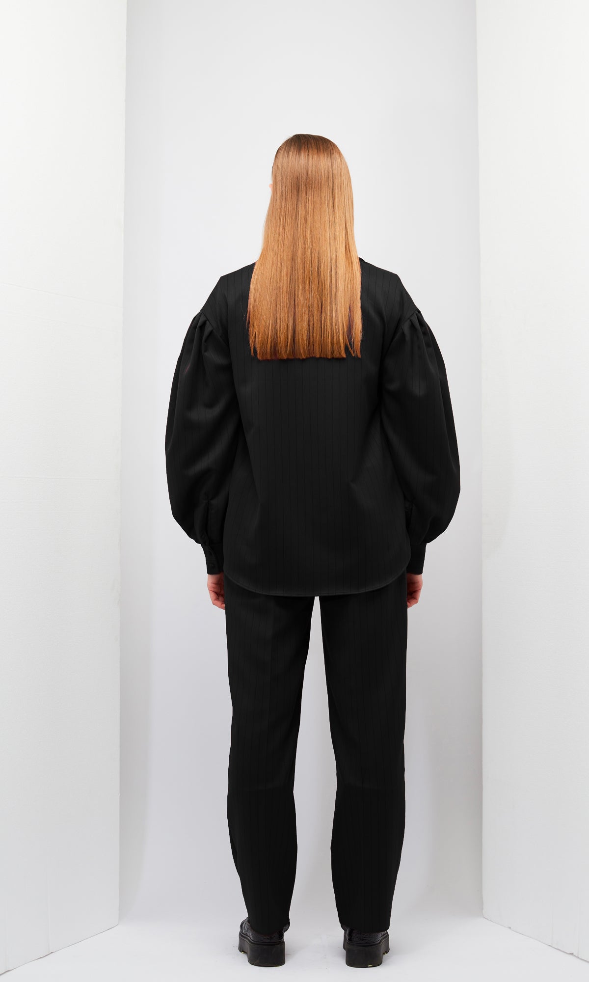 Puff Sleeve Over Shirt