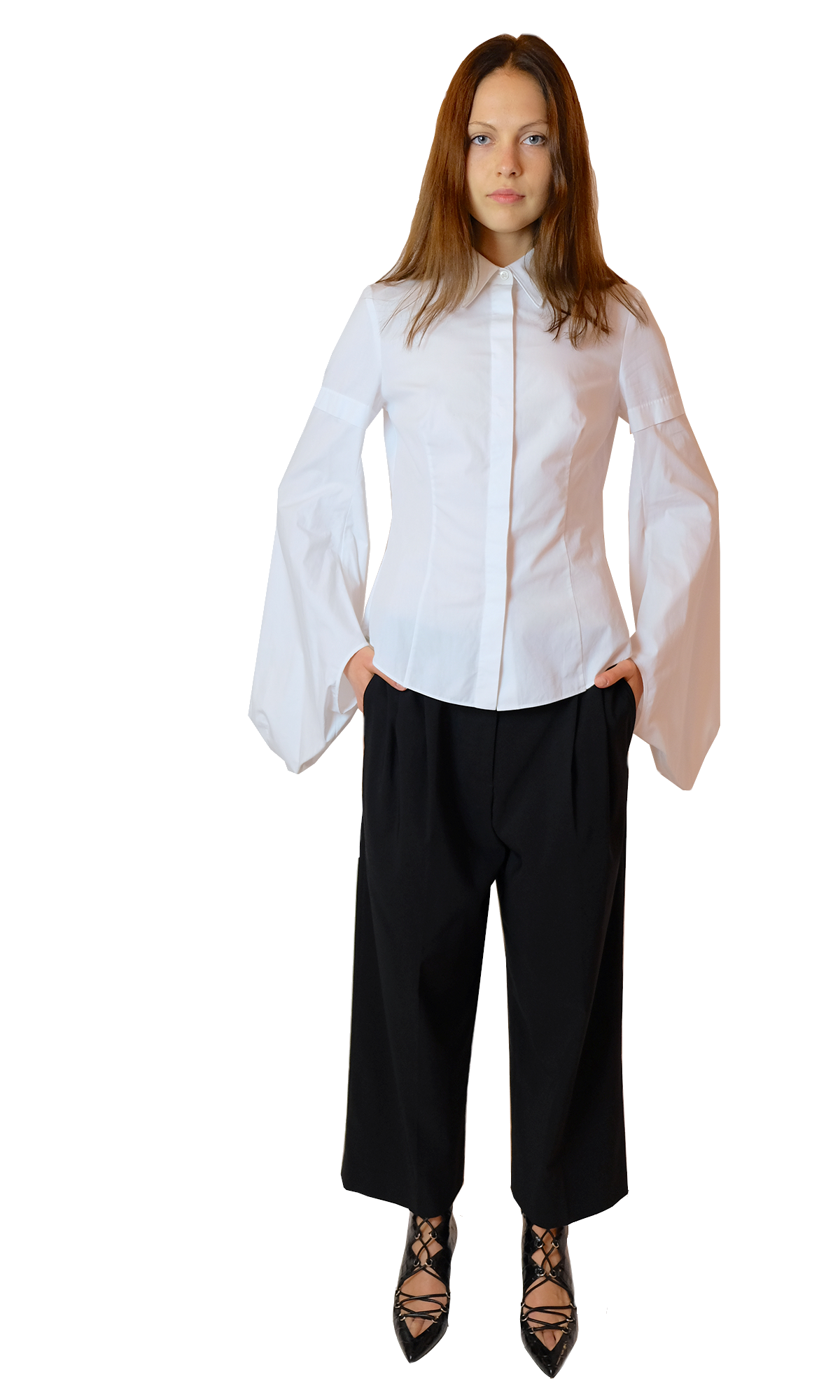 Puffed sleeves shirt