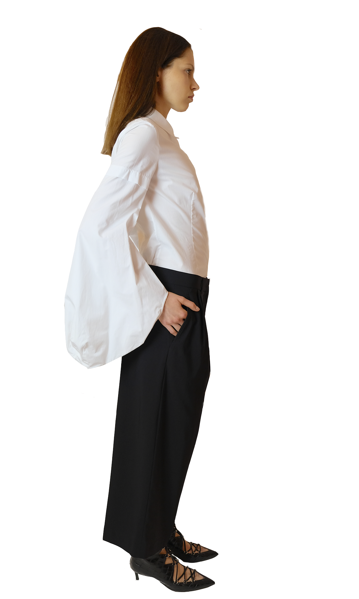 Puffed sleeves shirt