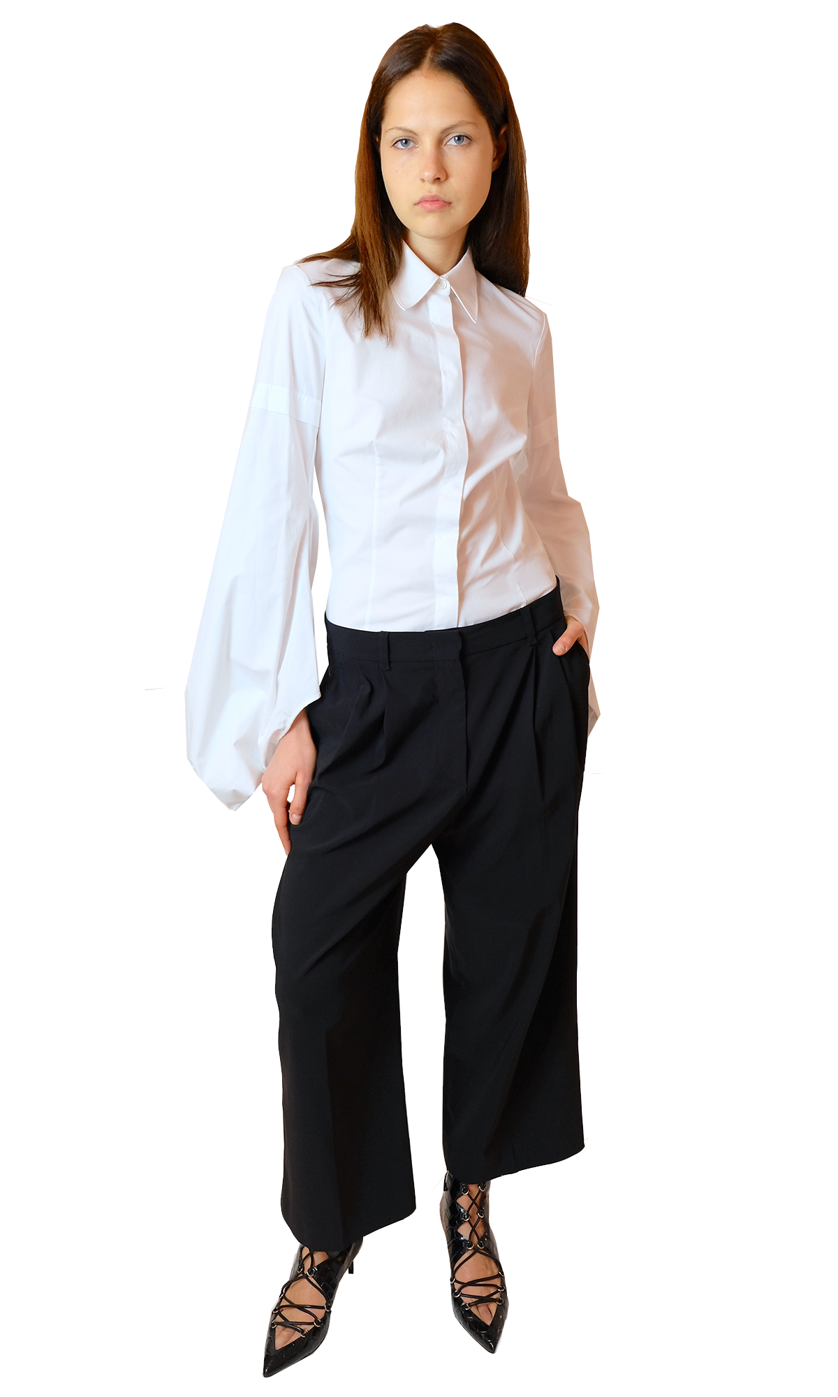 Puffed sleeves shirt