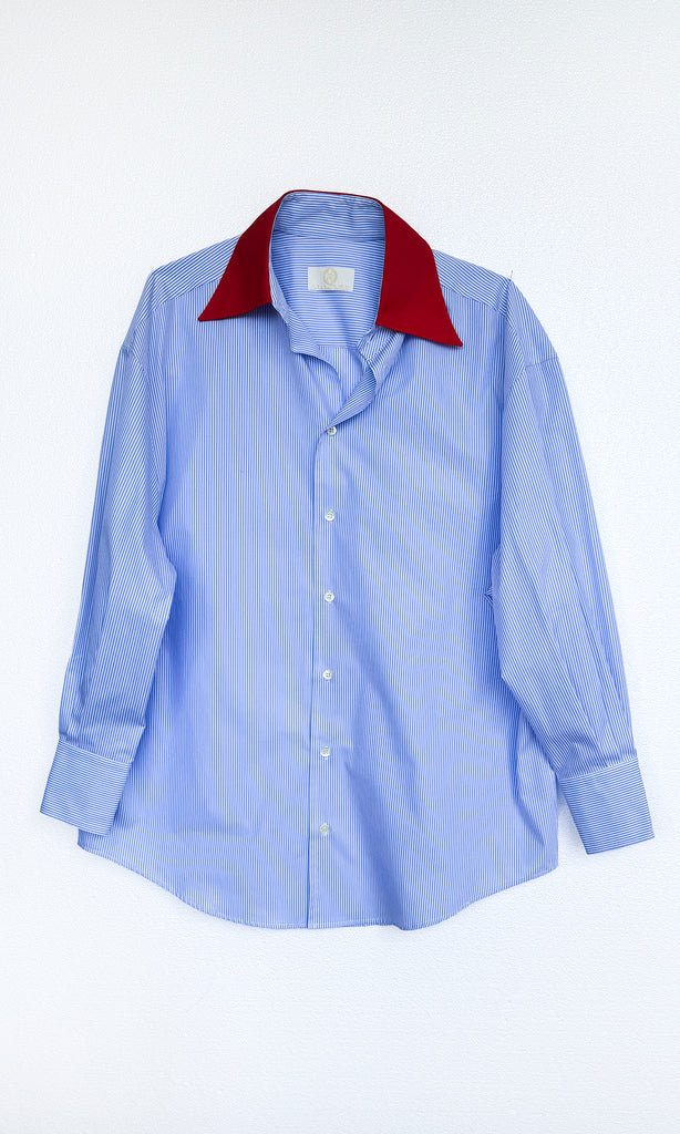 Red Collar Shirt