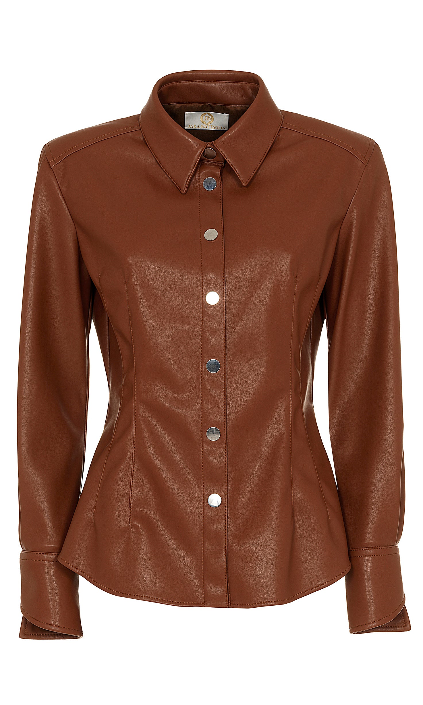 Sara Battaglia Eco-leather shirt