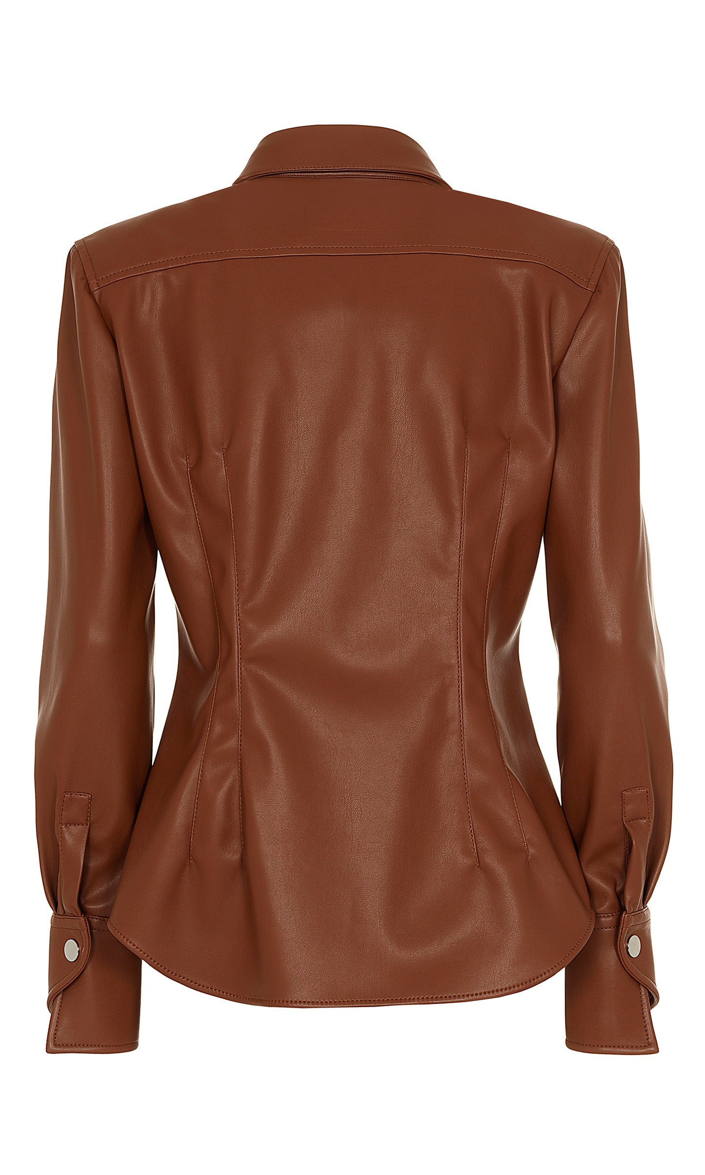 Eco-leather shirt