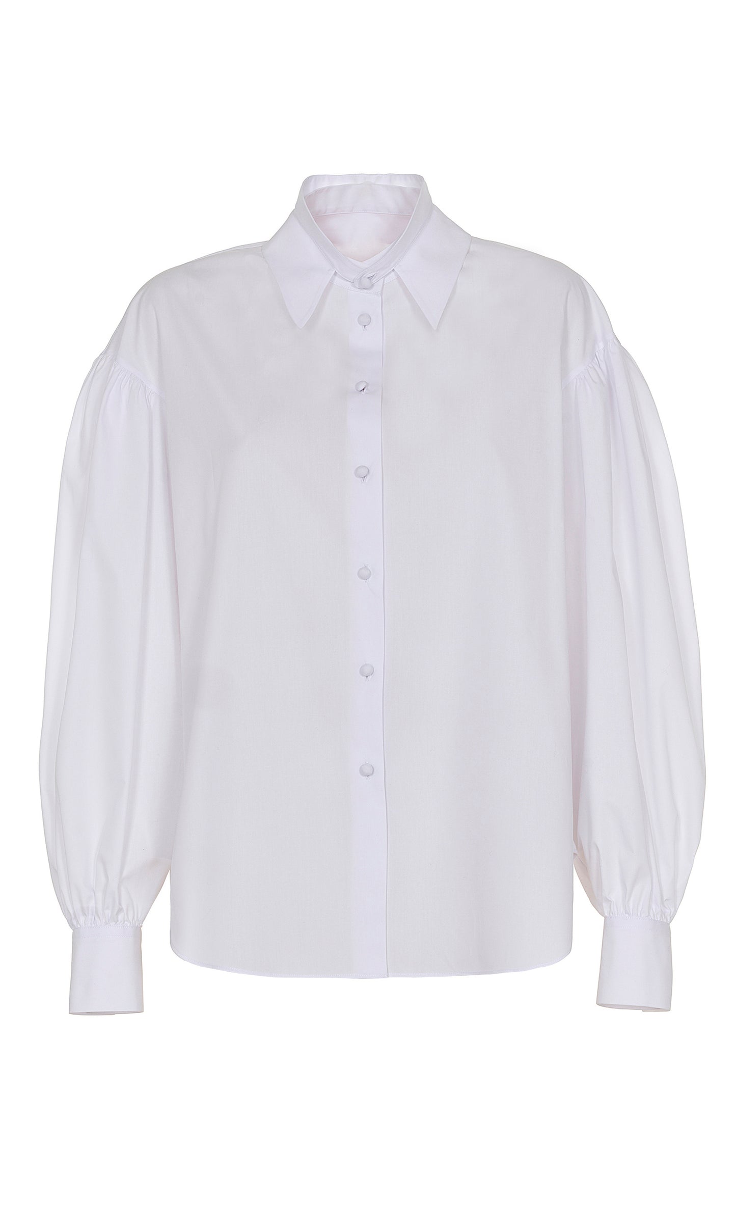 Shirt with puffy sleeves