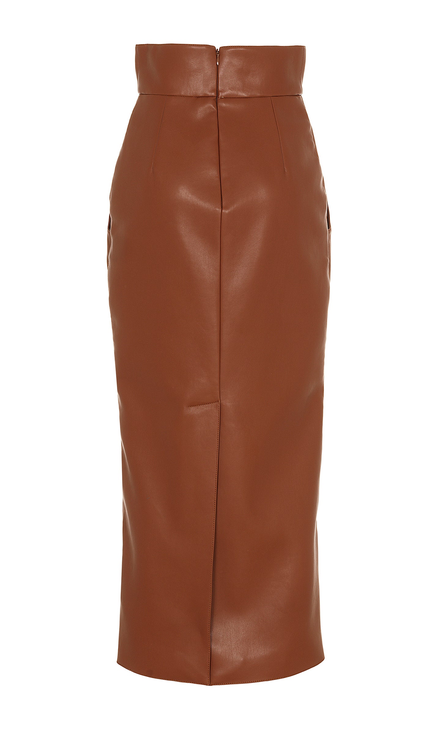 Eco-leather skirt