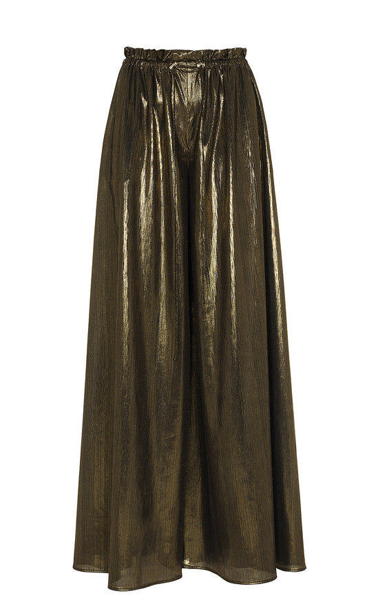 Lurex wide pants