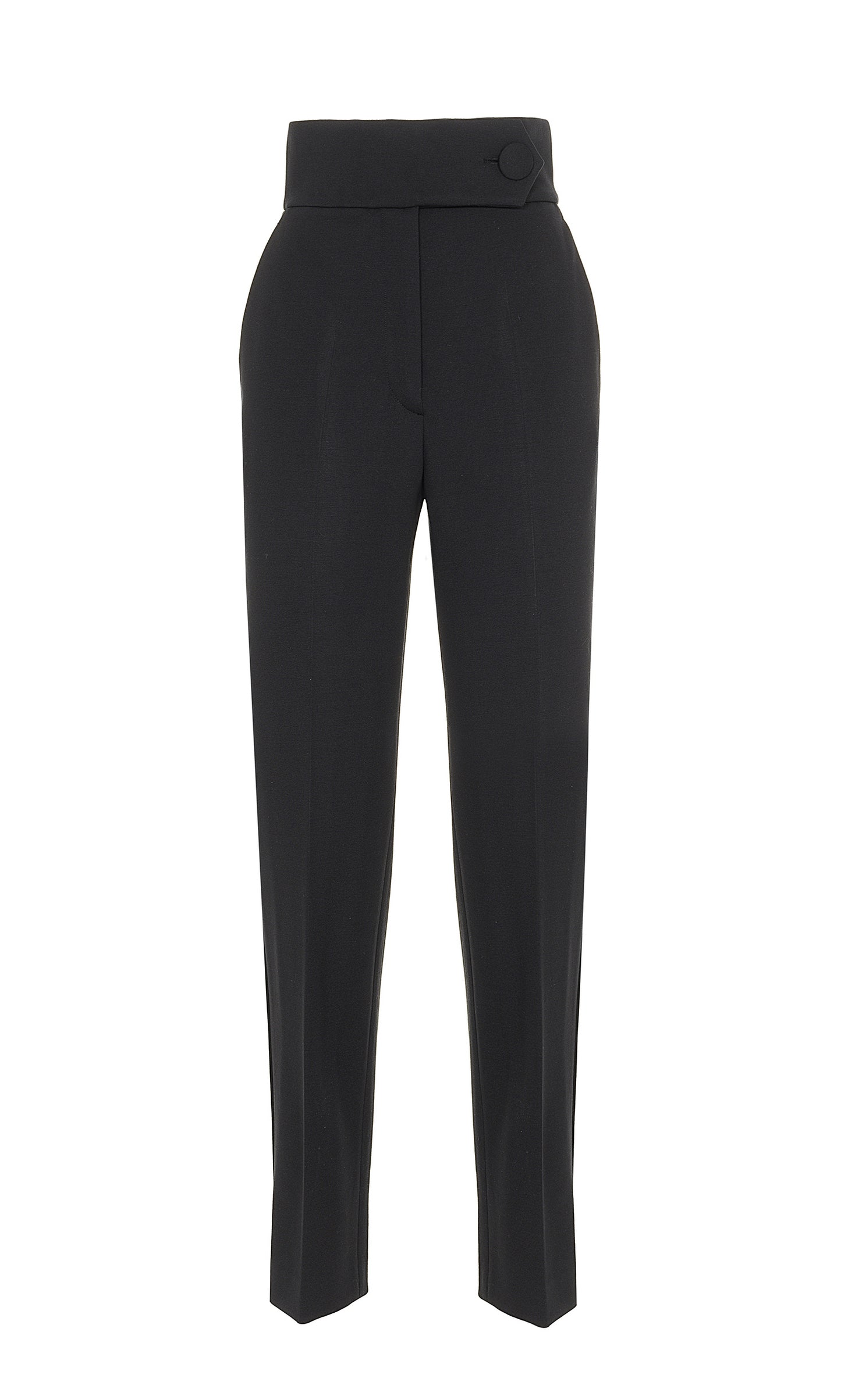 High waist jersey pants