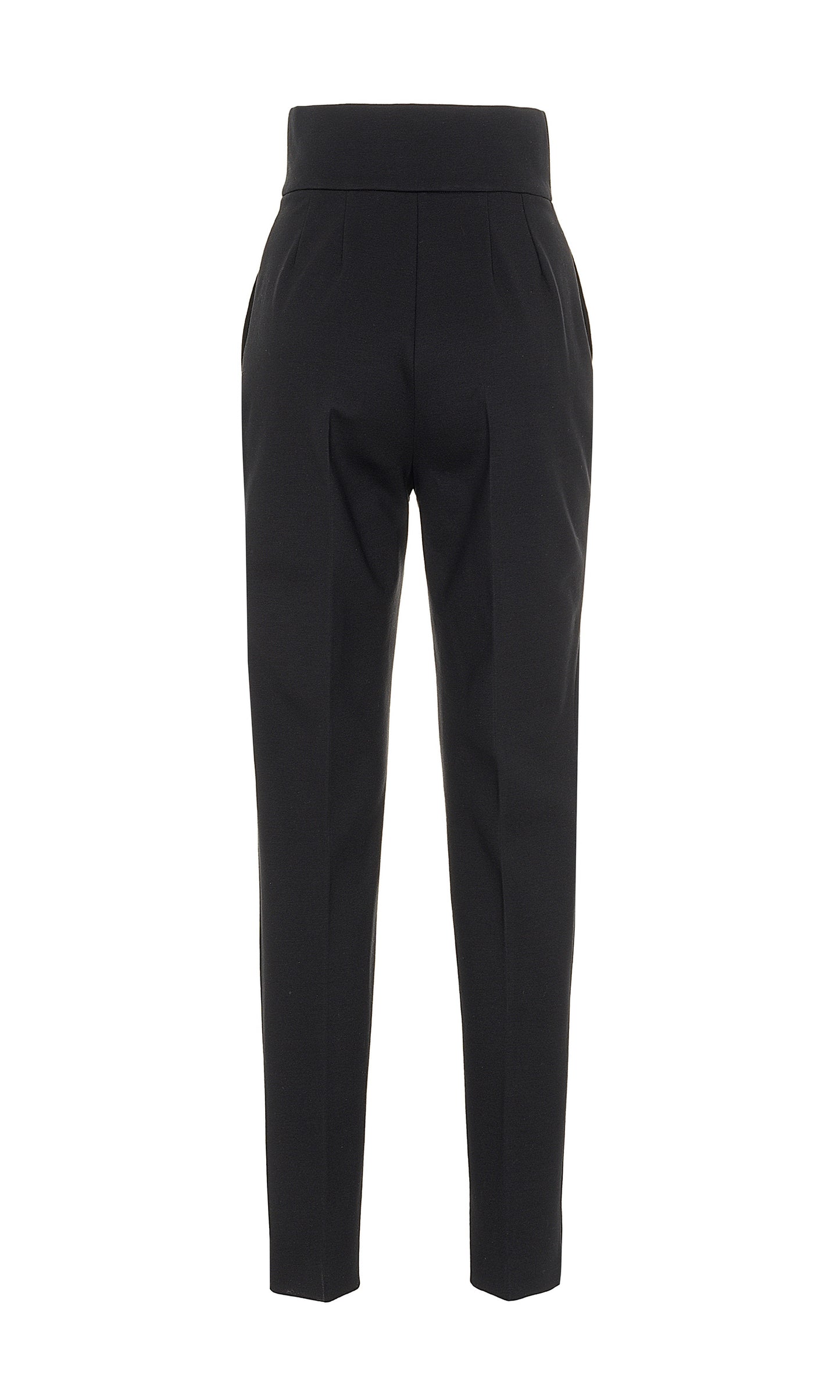 High waist jersey pants