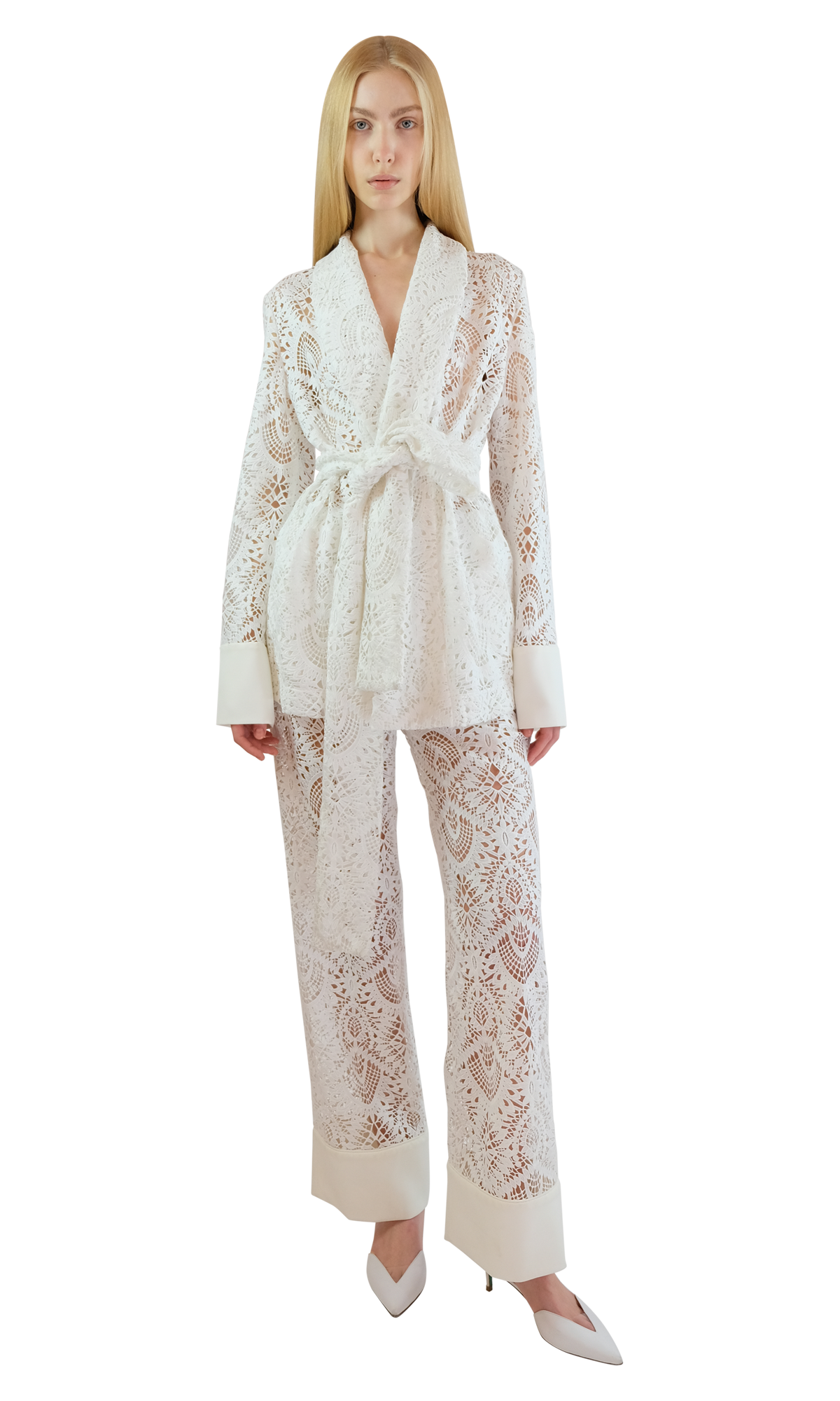 Sara Battaglia Lace Jacket